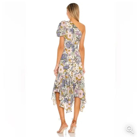 ASTR the label Santorini one shoulder floral midi dress - Picture 2 of 4
